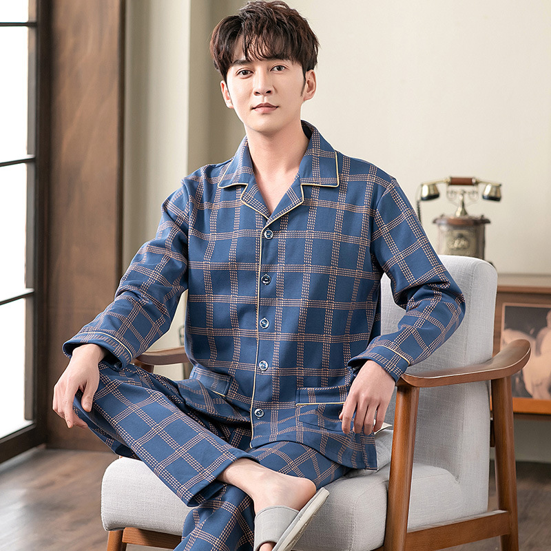 Cardigan Can Be Worn Outside Dad Wear Homewear Suit - Image 5