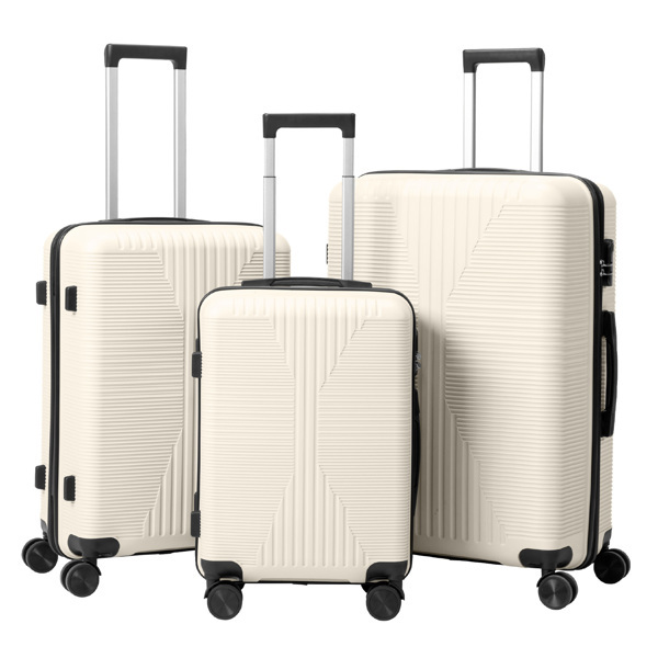 PP Trolley Case 20in 24in 28in 3PCS Suitcase Set